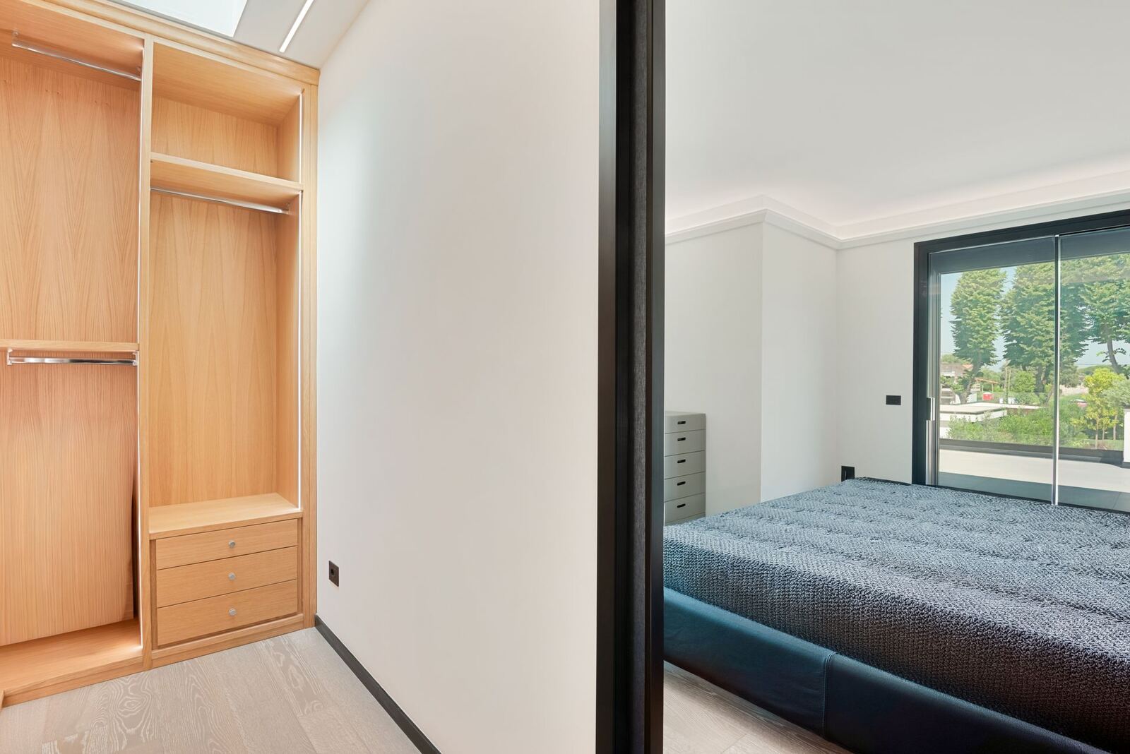 Cabina armadio della master suite